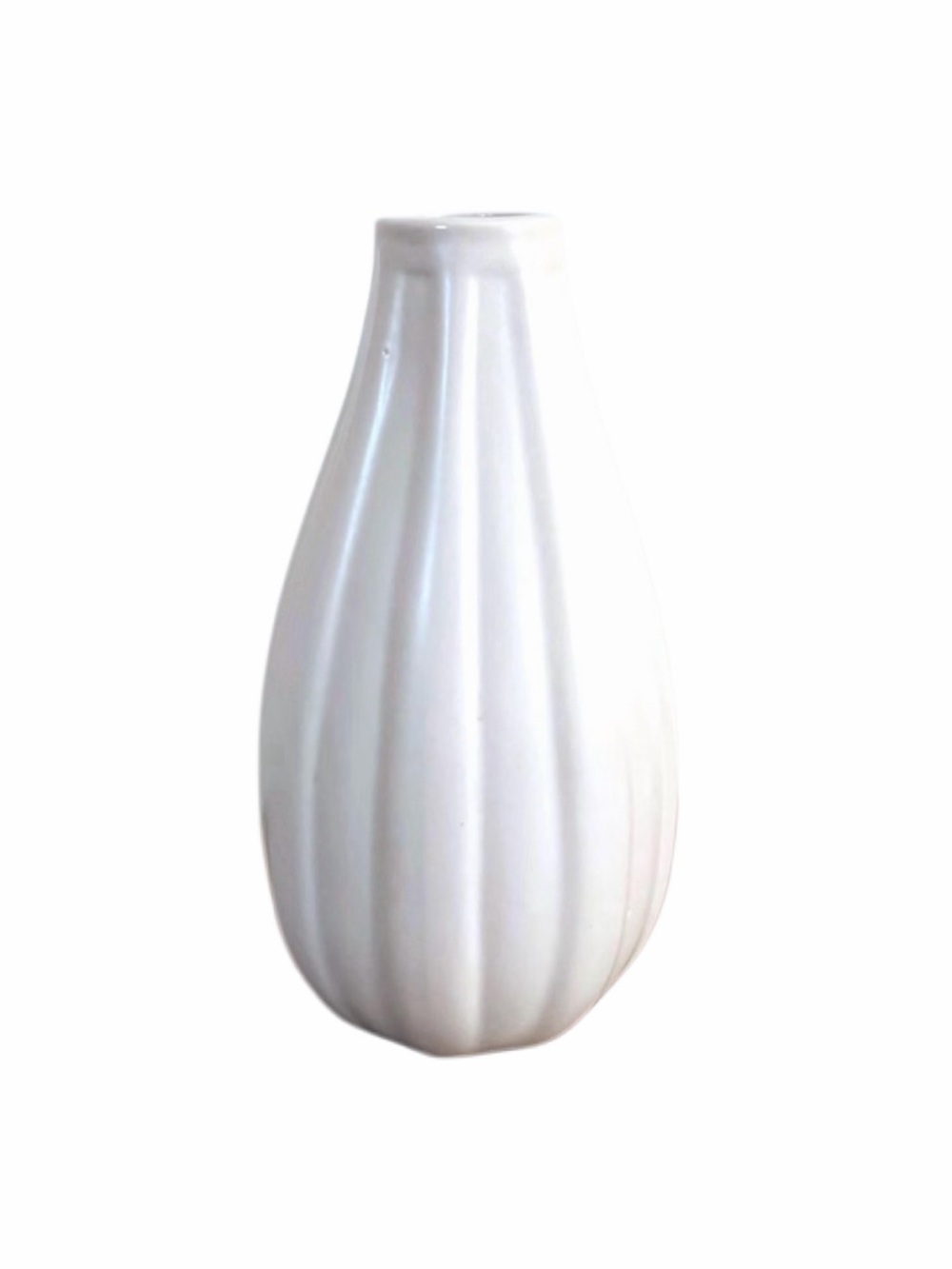 NWOT Ikea White Ceramic Bud Vase